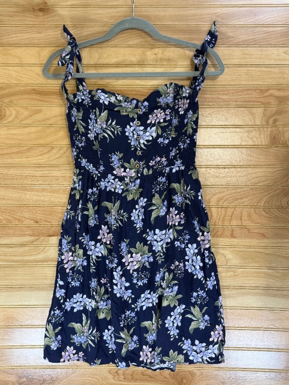American Eagle Strapless Floral Dress - M